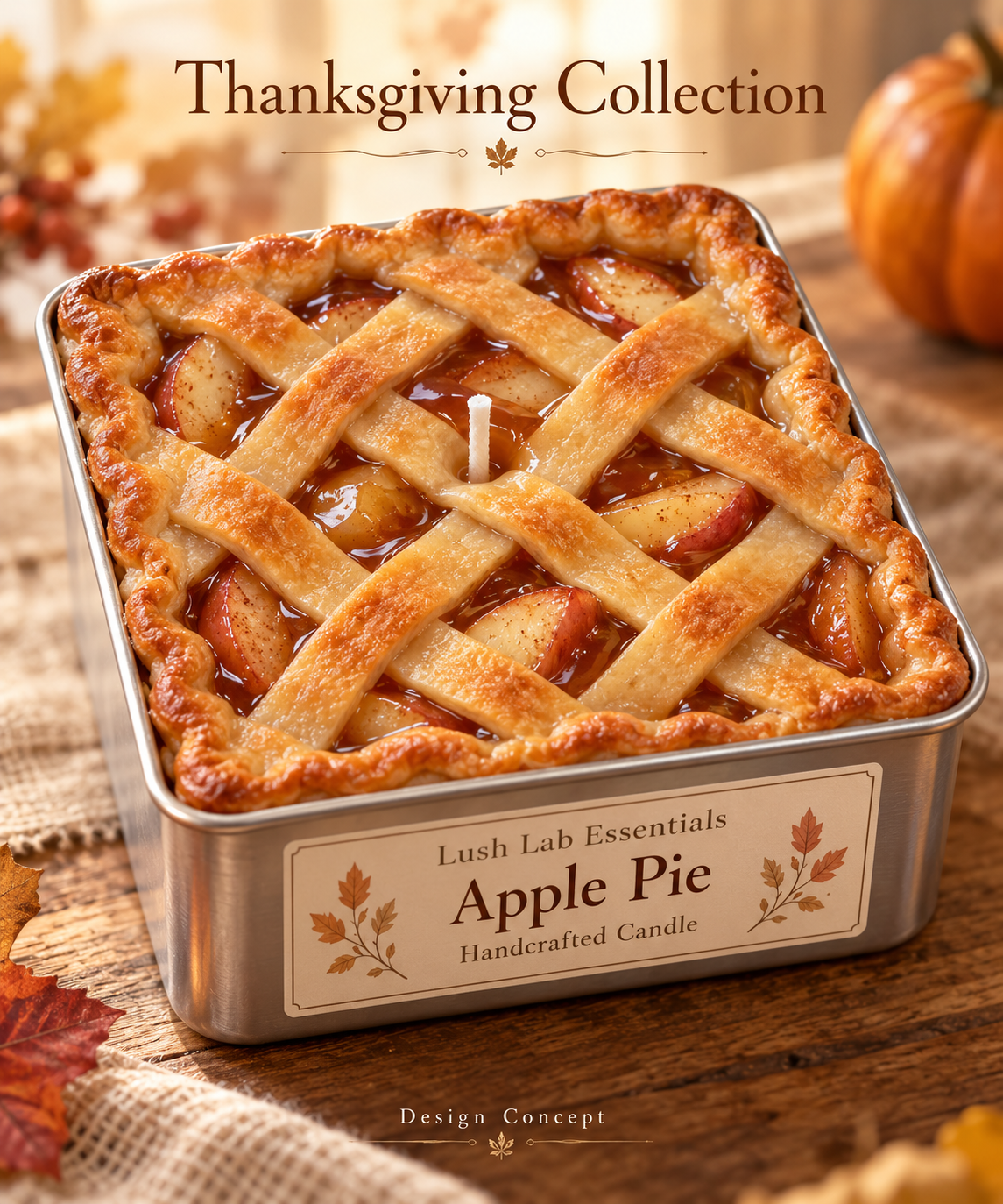Apple Pie Candle — Thanksgiving Collection