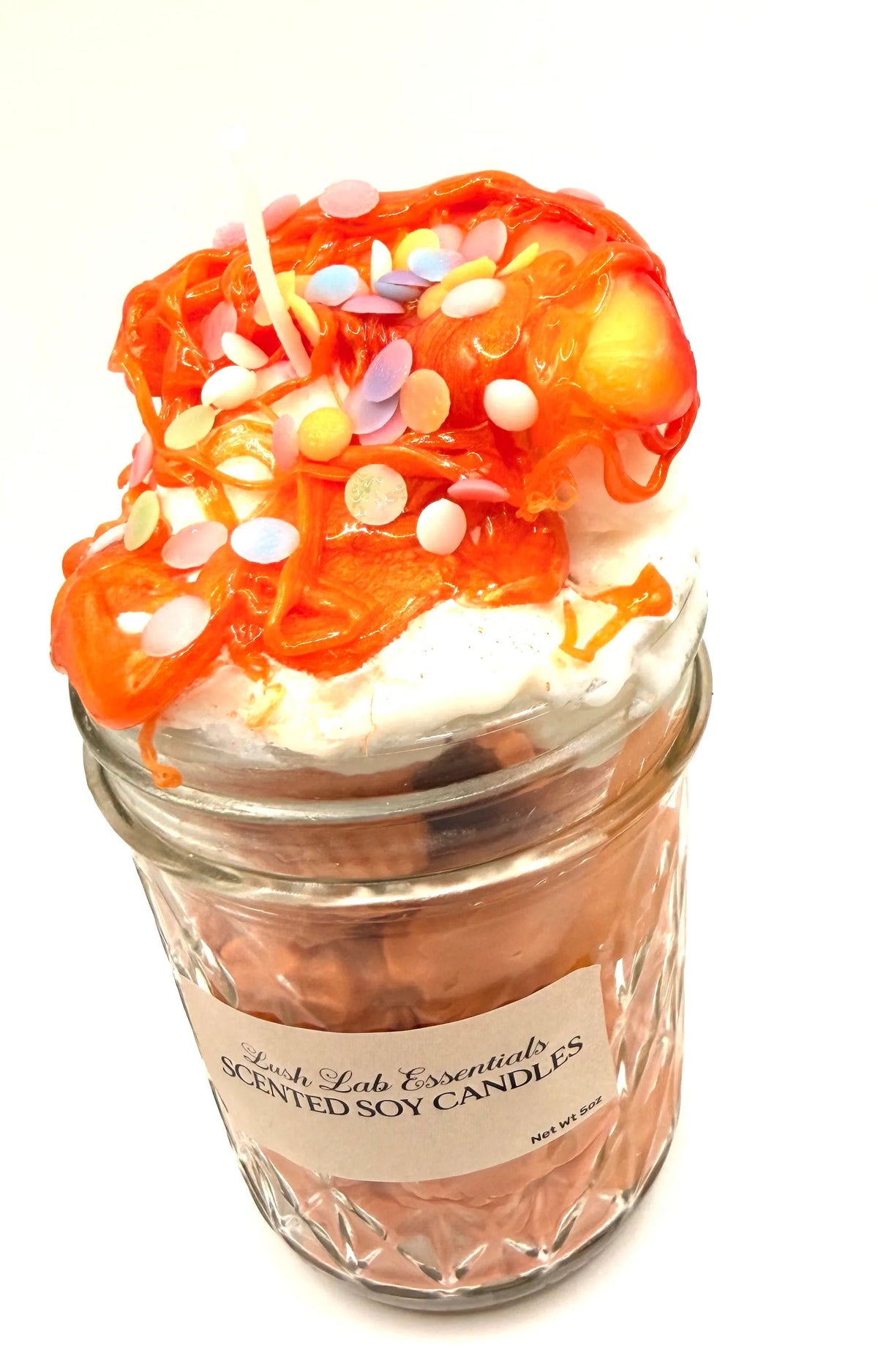 Peach Cobbler Scented Soy Candle
