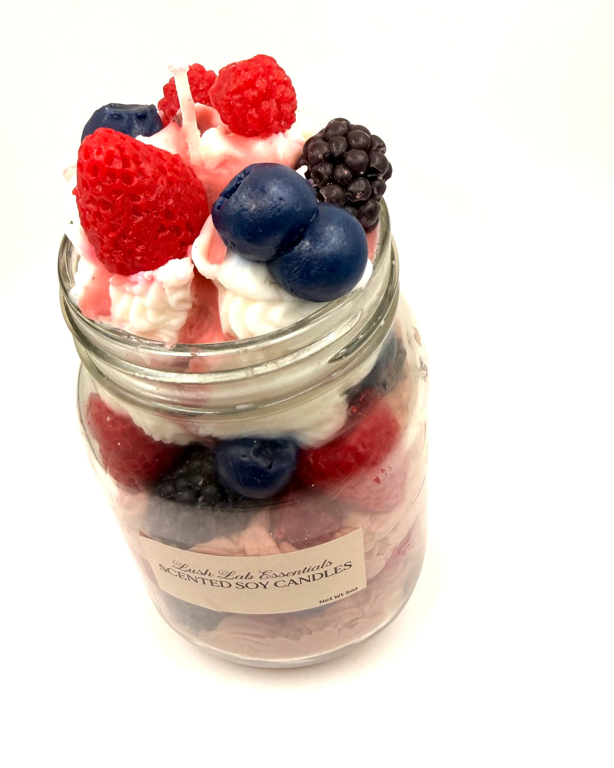 Wild Berry Parfait Scented Soy Candle