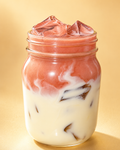Iced Strawberry Latte Scented Soy Candle