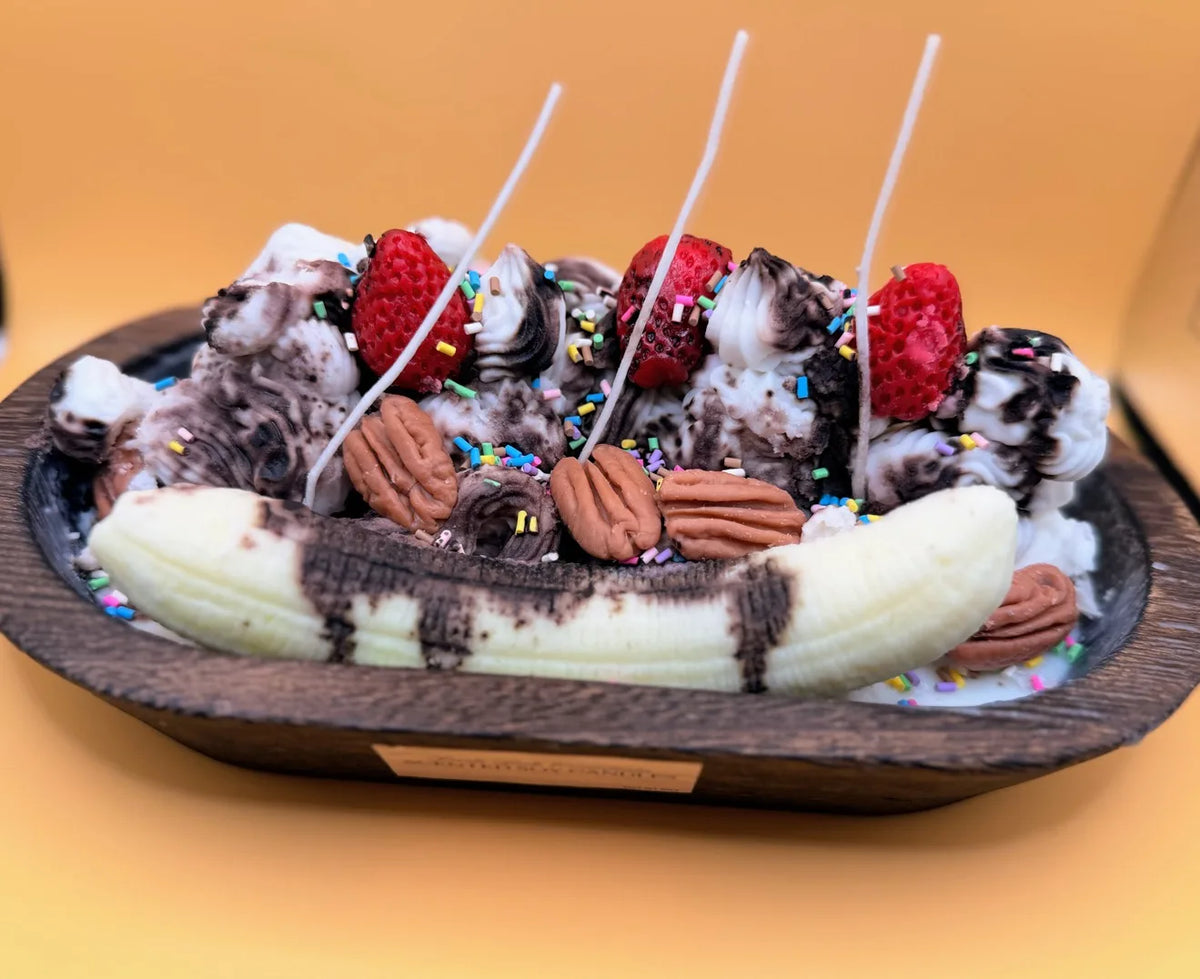 Banana Split Sundae Scented Soy Candle